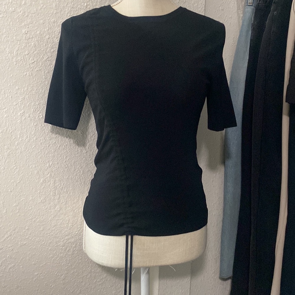 Zara Cinched Drawstring Top - Picture 4 of 10